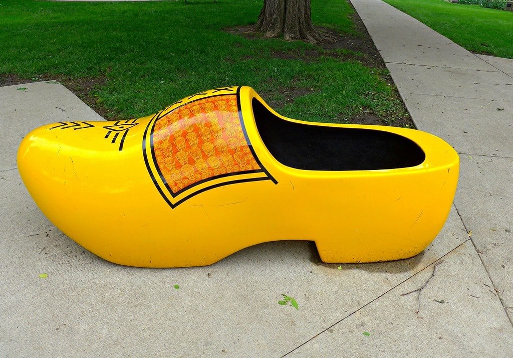 wooden shoe