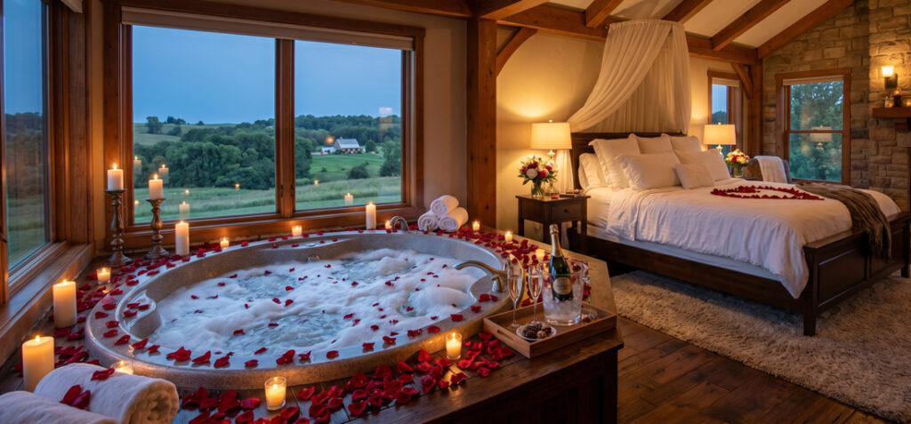 Hotels with Jacuzzi Suites in Orange City Iowa for couple