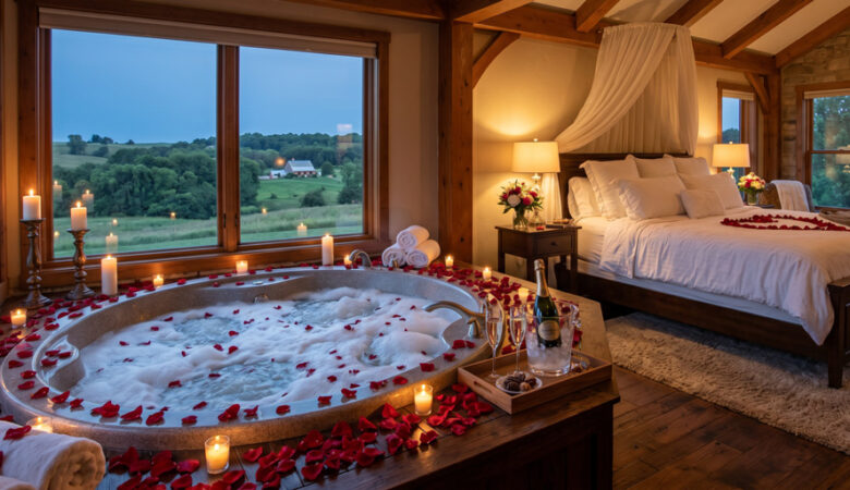 Hotels with Jacuzzi Suites in Orange City Iowa for couple